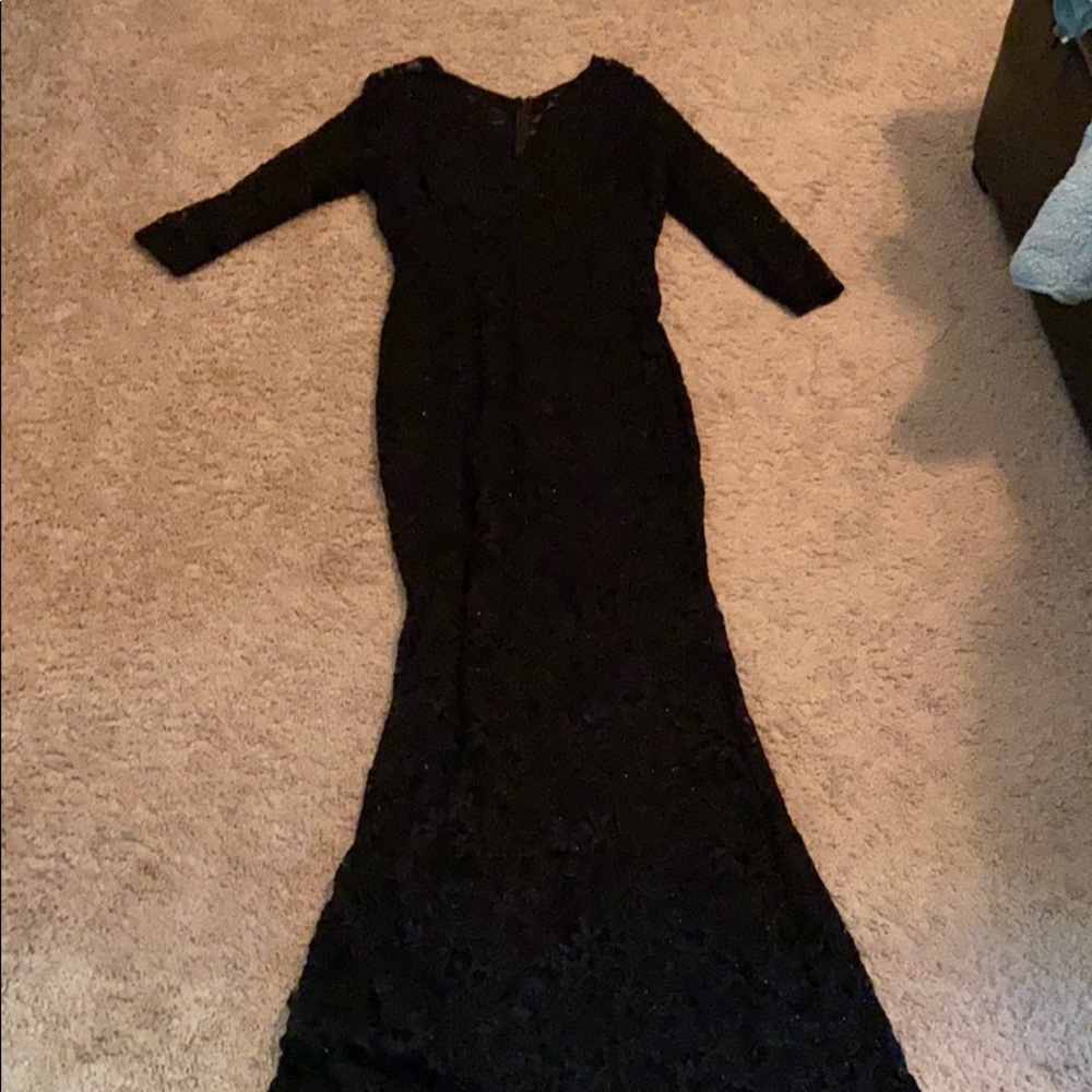 Black long dress